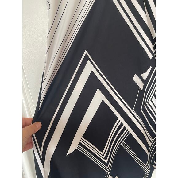 Woman’s Last Tango Tunic Sleeveless Black White Medium - Picture 3 of 9